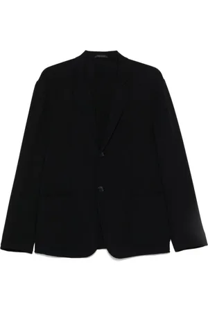 Giorgio Armani Homme, Vestes, Bleu, Taille: L Veste bleue à boutons avec poches
