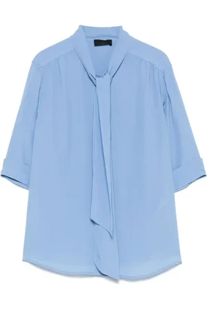 Liu Jo Femme, Blouses et Chemises, Bleu, Taille: 40 FR Chemise à