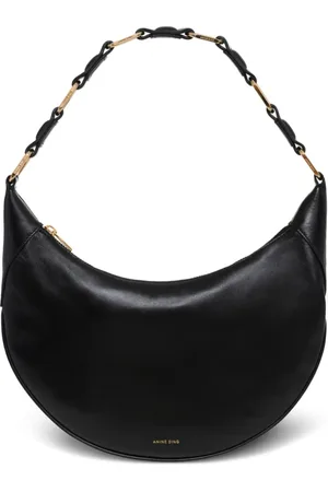 ANINE BING Femme, Sacs, Noir, Taille: ONE Size Sac Bandoulière en Cuir Noir avec Chaîne