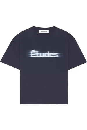 Etudes Homme, Tops, Bleu, Taille: L Tee-shirt Relax Bleu Marine