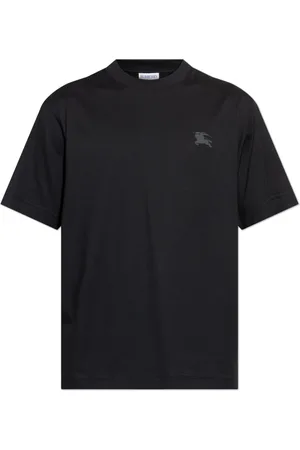 Burberry Homme, Tops, Noir, Taille: S T-shirt avec logo imprimé