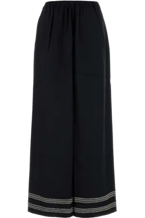 BODE Femme, Pantalons, Noir, Taille: 38 FR Pantalon Large Mathilde Noir
