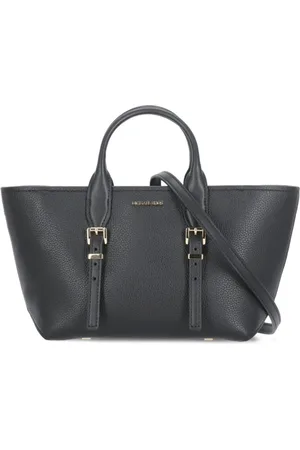 Michael Kors Femme, Sacs, Noir, Taille: ONE Size Sac Shopping Noir avec Logo Métallique
