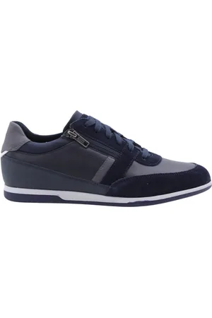Geox Homme, Chaussures, Bleu, Taille: 41 EU Rosate Baskets pour Homme et Femme