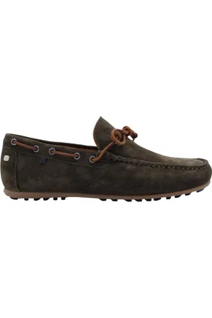 Floris van Bommel Homme, Chaussures, Vert, Taille: 44 1/2 EU Mocassin Classique en Cuir
