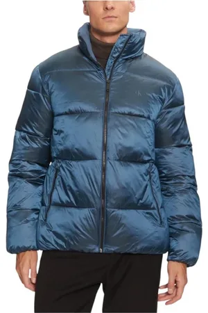 Calvin Klein Homme, Vestes, Bleu, Taille: XS Doudoune Deux Tons