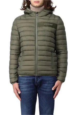 Liu Jo Homme, Vestes, Vert, Taille: S Veste matelassée à capuche