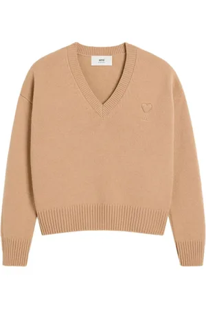 Ami Femme, Pulls, , Taille: 42 FR Pull Décontracté en Laine et Cachemire