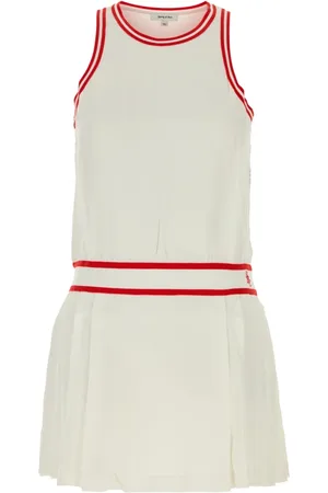 Sporty & Rich Femme, Robes, Blanc, Taille: 40 FR Robes élégantes pour toutes les occasions