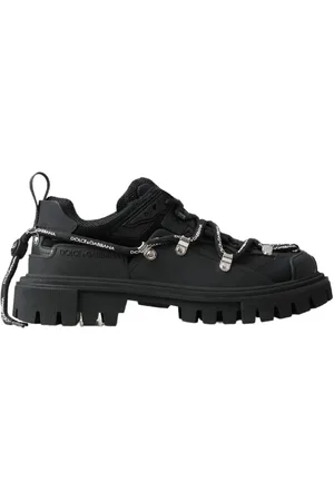 Dolce & Gabbana Homme, Chaussures, Noir, Taille: 40 EU Botte en Polyester Noir