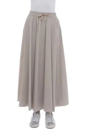 HERNO Femme, Jupes, Gris, Taille: 36 FR Jupe en Techno Taffetas Nouveau