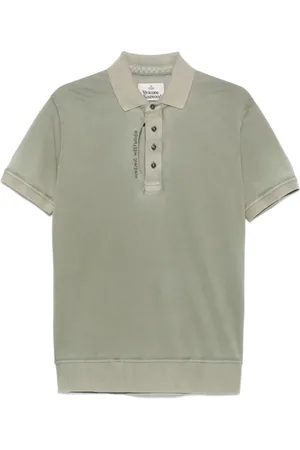 Vivienne Westwood Homme, Tops, Vert, Taille: XL Polo Vert Déchiré