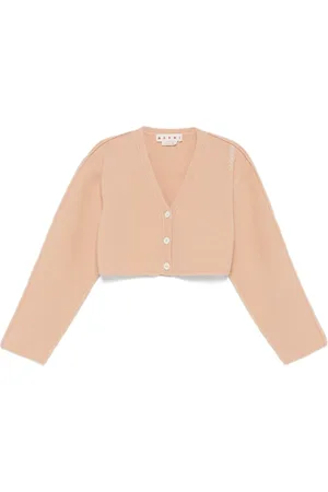 Marni Femme, Pulls, Rose, Taille: 38 FR Gilet Cardigan Pêche Pâle