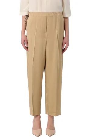 LIVIANA CONTI Femme, Pantalons, Jaune, Taille: 40 FR Pantalon Doré
