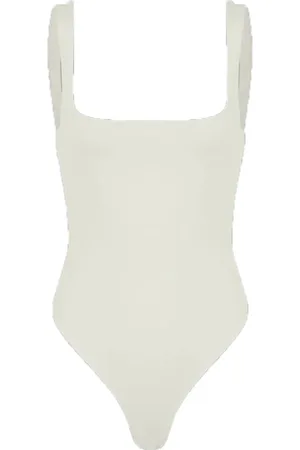 Entire Studios Femme, Tops, Blanc, Taille: 36 FR Body à Encolure Carrée