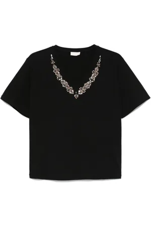 Liu Jo Femme, Tops, Noir, Taille: 38 FR T-shirts et Polos Noirs
