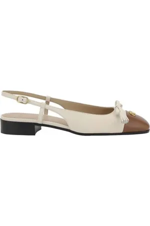 VALENTINO GARAVANI Femme, Chaussures, , Taille: 36 1/2 EU Talon Bloc Ballerines Slingback
