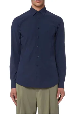 Michael Kors Homme, Chemises, Bleu, Taille: L Performance Slim Chemise