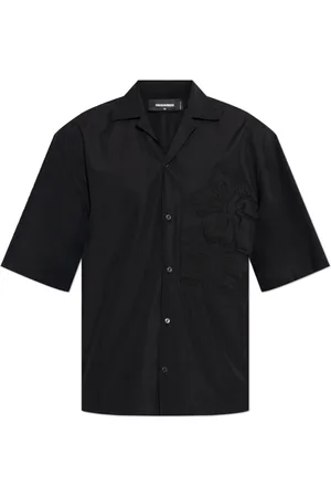 Dsquared2 Homme, Chemises, Noir, Taille: 2XL Chemise avec application
