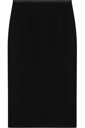 Dolce & Gabbana Femme, Jupes, Noir, Taille: 40 FR Élégante Jupe Crayon