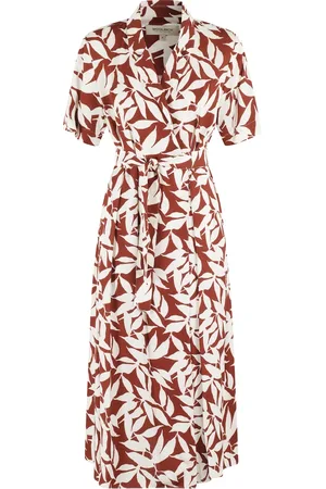 Woolrich Femme, Robes, Multicolore, Taille: 40 FR Robe Portefeuille Imprimée Floral