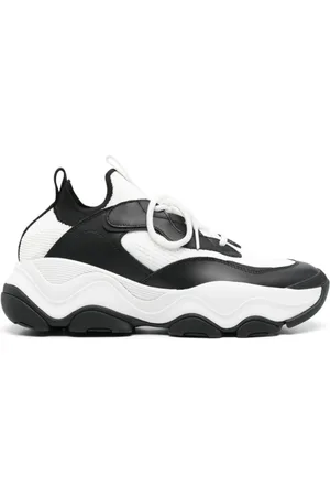 Michael Kors Homme, Chaussures, Noir, Taille: 42 EU Baskets Noires en Tricot Plates