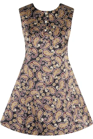 J.W.Anderson Femme, Robes, Brun, Taille: 36 FR Robe Henley Jupe Cercle Marron