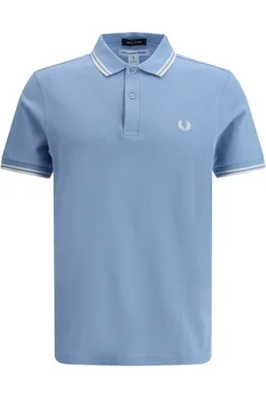Comme des Garçons Homme, Tops, Bleu, Taille: XL Polo avec logo et maxi impression