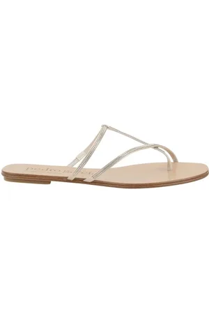 Pedro Garcia Femme, Chaussures, Gris, Taille: 40 EU Sandales élégantes avec strass