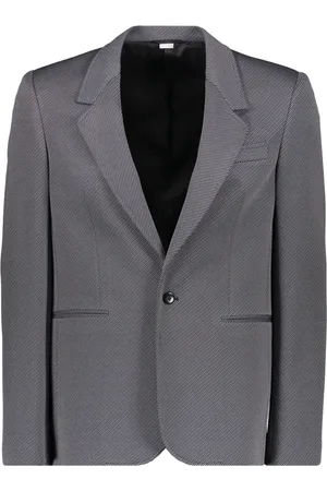 Random Identities Homme, Vestes, Gris, Taille: L Veste à col à revers avec poches