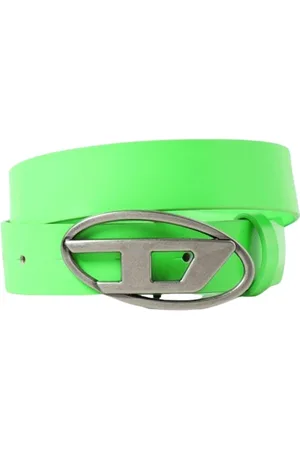 Diesel Homme, Accessoires, Vert, Taille: L Ceinture Rose Enfant avec Boucle en Métal