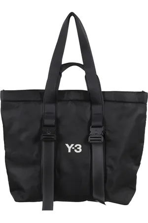 Y-3 Femme, Sacs, Noir, Taille: ONE Size Sac Shopper en Polyester Noir avec Fermeture Éclair