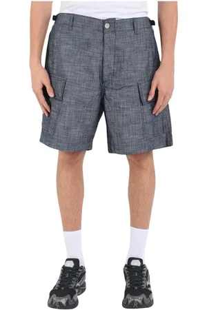 C.P. Company Homme, Shorts, Bleu, Taille: M Short cargo en chambray