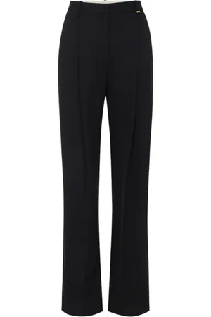Elisabetta Franchi Femme, Pantalons, Noir, Taille: 44 FR Mélange élégant de VI et WV