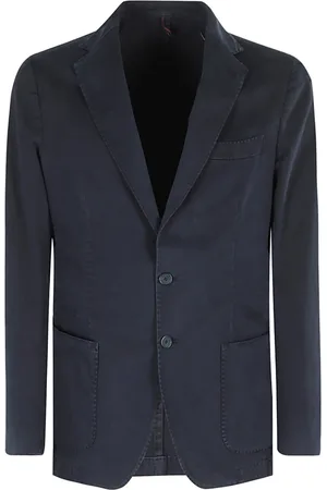 Biagio Santaniello Homme, Vestes, Bleu, Taille: M Trench Texturé