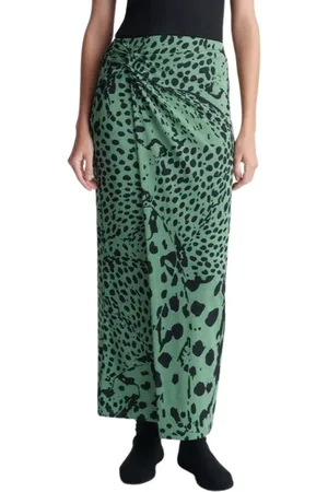 Nanushka Femme, Jupes, Vert, Taille: 40 FR Jupe verte/noire avec détails