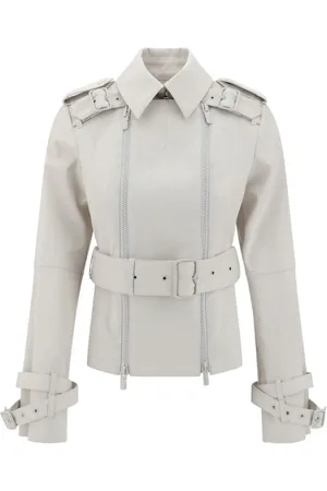 Burberry Femme, Vestes, , Taille: 36 FR Veste en coton avec poignets ceinturés
