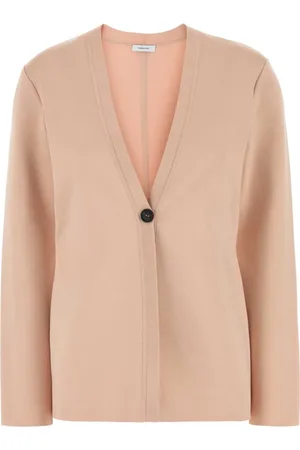Salvatore Ferragamo Femme, Pulls, Rose, Taille: 42 FR Cardigan Rose en Mélange de Viscose