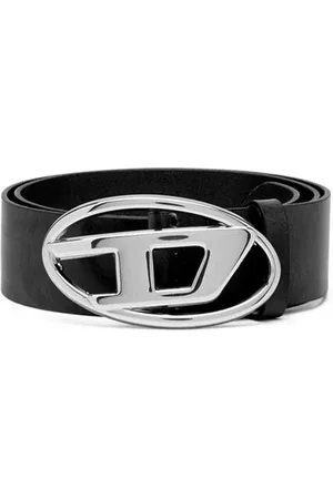 Diesel Femme, Accessoires, Noir, Taille: 85 CM Ceinture en cuir dans le style B-1Dr