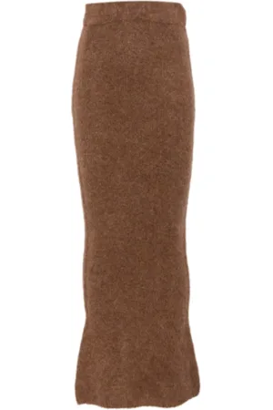 Entire Studios Femme, Jupes, Brun, Taille: 38 FR Jupe Tube en Tricot