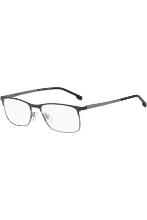 HUGO BOSS Homme, Accessoires, Noir, Taille: ONE Size Lunettes à Monture en Métal Noir