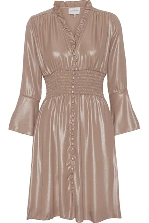 American Dreams Femme, Robes, , Taille: 40 FR Robe Scintillante Sally avec Taille Smock
