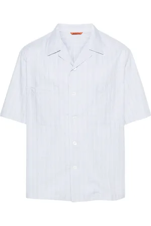BARENA Homme, Chemises, Blanc, Taille: L Chemise Ciel Bleu