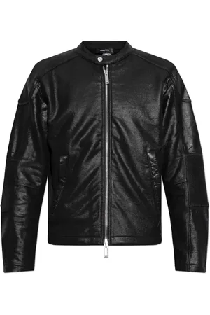 Dsquared2 Homme, Vestes, Noir, Taille: L Veste avec finition décorative