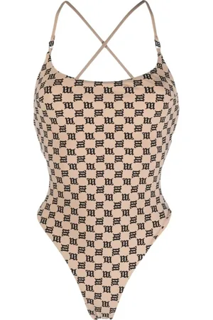 MISBHV Femme, Tops, , Taille: 36 FR Maillot Monogram Signature Une Pièce