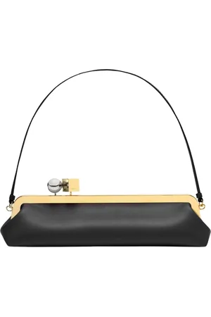 Jacquemus Femme, Sacs, Noir, Taille: ONE Size Sac pochette en cuir noir
