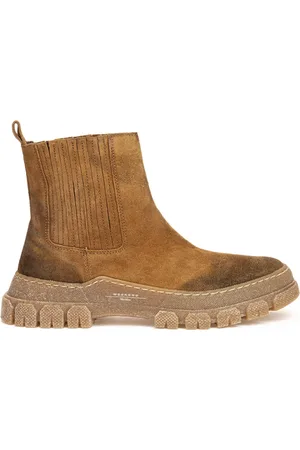 Max Mara Femme, Chaussures, Brun, Taille: 37 EU Bottines en Daim Tabac
