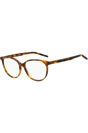 HUGO BOSS Femme, Accessoires, Brun, Taille: ONE Size Montures de lunettes en acétate marron Havana