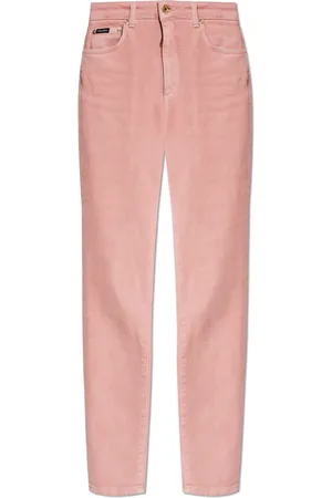 Dolce & Gabbana Femme, Jeans, Rose, Taille: 32 FR Jean avec logo