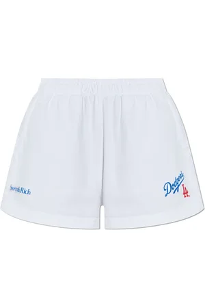 Sporty & Rich Femme, Shorts, Blanc, Taille: 38 FR Sporty Rich x LA Dodgers